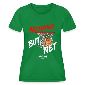Nothing But Net - T-shirt sport Femme - vert - Devant - AI Model Female 172 dark (172cm)