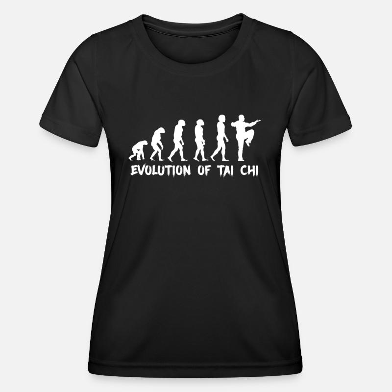Evolution of Tai Chi - Women's Functional T-Shirt - black
