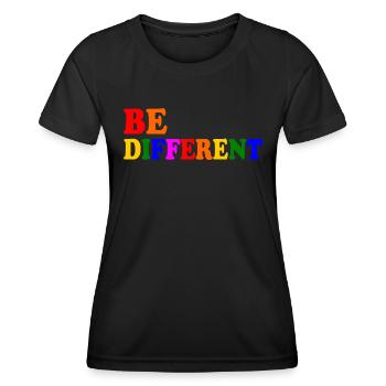 Be different - Women's Functional T-Shirt - black - Front - AI Model Female 172 light (172cm)