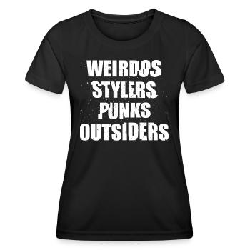 Weird Weirdo Weirdos Graphique - T-shirt sport Femme - noir - Devant - AI Model Female 172 light (172cm)