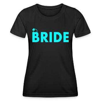 Bride - Women's Functional T-Shirt - black - Front - AI Model Female 172 light (172cm)