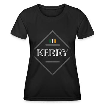 Kerry - Women's Functional T-Shirt - black - Front - AI Model Female 172 light (172cm)