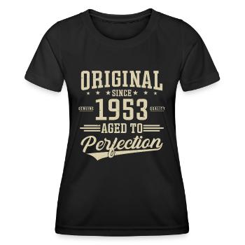 Original since 1953 - Women's Functional T-Shirt - black - Front - AI Model Female 172 light (172cm)