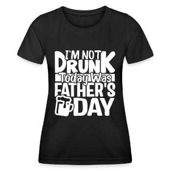 Daddy Humor Gift for Father's Day - Women's Functional T-Shirt - black - Front - AI Model Female 172 light (172cm)