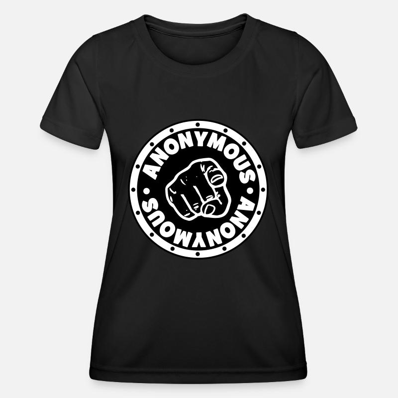 # # # # ANONYMOUS - Women's Functional T-Shirt - black