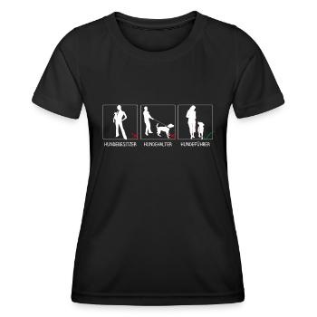 der feine Unterschied - Frauen Funktions-T-Shirt - Schwarz - Vorne - AI Model Female 172 light (172cm)