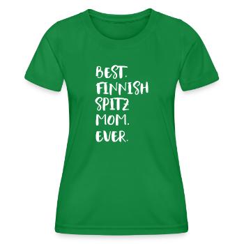 Finnish Spitz - Frauen Funktions-T-Shirt - Kelly Green - Vorne - AI Model Female 172 dark (172cm)