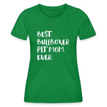 Bullboxer Pit - Women's Functional T-Shirt - kelly green - Front - AI Model Female 172 dark (172cm)