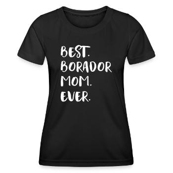 Borador - T-shirt sport Femme - noir - Devant - AI Model Female 172 light (172cm)