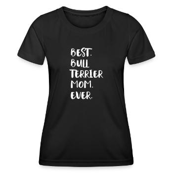 Bullterrier Bull Terrier - Women's Functional T-Shirt - black - Front - AI Model Female 172 light (172cm)