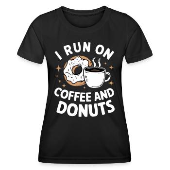Donut Donuts Candy Bagel - Women's Functional T-Shirt - black - Front - AI Model Female 172 light (172cm)