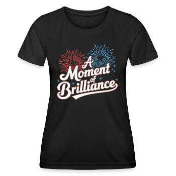 Pyrotechnics Fireworks Pyrotechnics - Women's Functional T-Shirt - black - Front - AI Model Female 172 light (172cm)