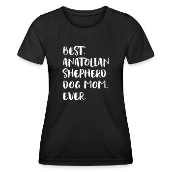 Anatolian Shepherd Dog Anatolischer Hirtenhund - Frauen Funktions-T-Shirt - Schwarz - Vorne - AI Model Female 172 light (172cm)