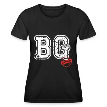 beau gosse - T-shirt sport Femme - noir - Devant - AI Model Female 172 light (172cm)