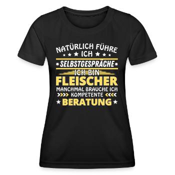 I Talk to Yourself - Fleischer Edition - Women's Functional T-Shirt - black - Front - AI Model Female 172 light (172cm)