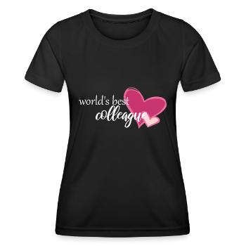 weltbeste Kollegin - Frauen Funktions-T-Shirt - Schwarz - Vorne - AI Model Female 172 light (172cm)