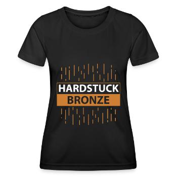 Hardstucco Bronze - Women's Functional T-Shirt - black - Front - AI Model Female 172 light (172cm)