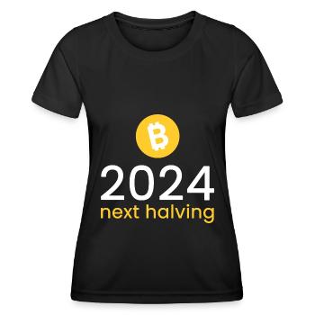 2024 - prochaine réduction de moitié - T-shirt sport Femme - noir - Devant - AI Model Female 172 light (172cm)