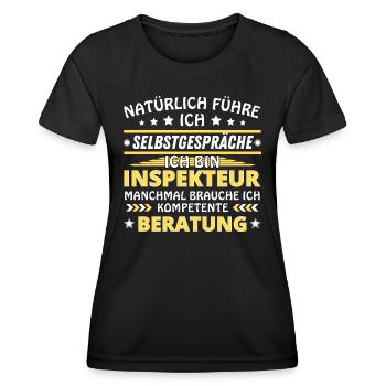 I'm Talking to Yourself - Inspector Edition - Women's Functional T-Shirt - black - Front - AI Model Female 172 light (172cm)