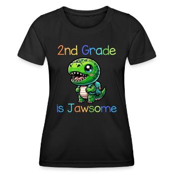 2nd Grade Is Jawsome - Women's Functional T-Shirt - black - Front - AI Model Female 172 light (172cm)