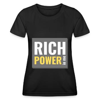 reiche Kraft in mir - Frauen Funktions-T-Shirt - Schwarz - Vorne - AI Model Female 172 light (172cm)