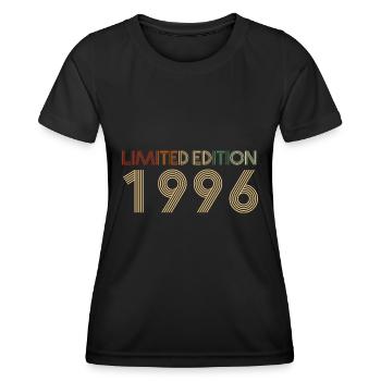 21. Geburtstag Februar Jahrgang 2002 Geschenkidee - Frauen Funktions-T-Shirt - Schwarz - Vorne - AI Model Female 172 light (172cm)