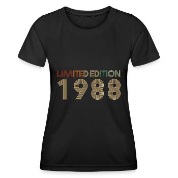 29. Geburtstag Februar Jahrgang 1994 Geschenkidee - Frauen Funktions-T-Shirt - Schwarz - Vorne - AI Model Female 172 light (172cm)