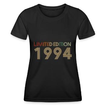 23. Geburtstag Februar Jahrgang 2000 Geschenkidee - Frauen Funktions-T-Shirt - Schwarz - Vorne - AI Model Female 172 light (172cm)