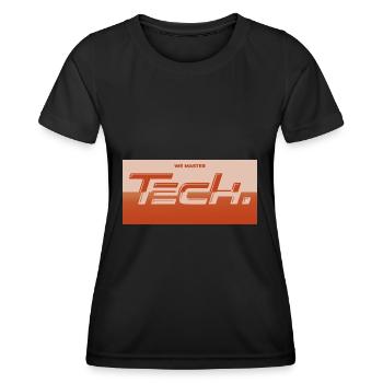 Technologie - Frauen Funktions-T-Shirt - Schwarz - Vorne - AI Model Female 172 light (172cm)