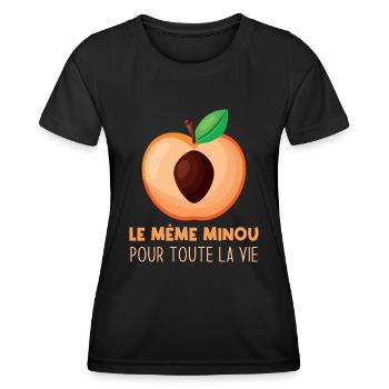 EVG Marié Futur - T-shirt sport Femme - noir - Devant - AI Model Female 172 light (172cm)