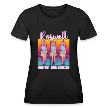 Roswell New Mexico - Frauen Funktions-T-Shirt - Schwarz - Vorne - AI Model Female 172 light (172cm)