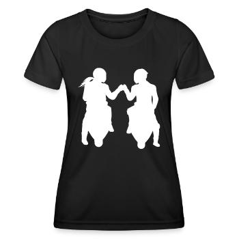 Bikercouple Couple Couple Motorcycle Super sportsman - Women's Functional T-Shirt - black - Front - AI Model Female 172 light (172cm)
