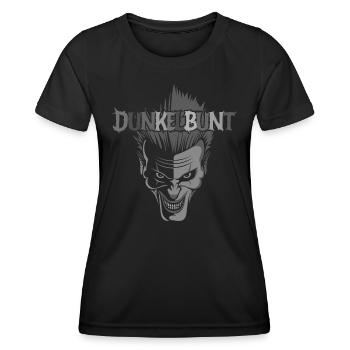 Dunkelbunt - Frauen Funktions-T-Shirt - Schwarz - Vorne - AI Model Female 172 light (172cm)