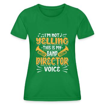 Directeur de la fanfare - T-shirt sport Femme - vert - Devant - AI Model Female 172 dark (172cm)