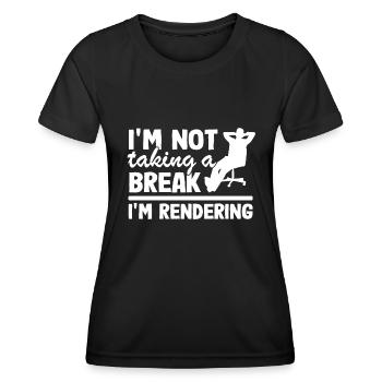 Video Bearbeitung Cutter Filmemacher Kameramann - Frauen Funktions-T-Shirt - Schwarz - Vorne - AI Model Female 172 light (172cm)
