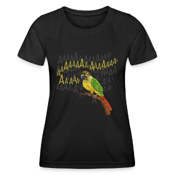 Molina Perruche Perroquet Perruche Oiseau Perruche - T-shirt sport Femme - noir - Devant - AI Model Female 172 light (172cm)