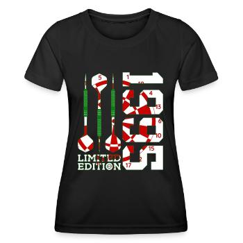 31ST BIRTHDAY DARTS LIMITED EDITION 1995 - Women's Functional T-Shirt - black - Front - AI Model Female 172 light (172cm)