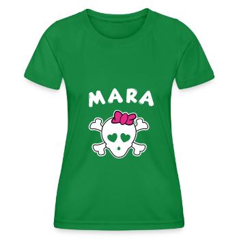 Piratin Mara Design für Mädchen und Frauen - Frauen Funktions-T-Shirt - Kelly Green - Vorne - AI Model Female 172 dark (172cm)