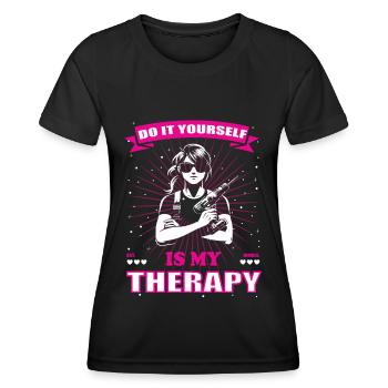 Faites-le vous-même, artisane, design - T-shirt sport Femme - noir - Devant - AI Model Female 172 light (172cm)