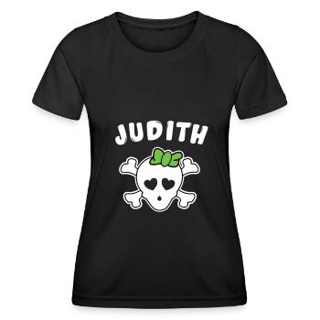 Piratin Judith Design für Mädchen und Frauen - Frauen Funktions-T-Shirt - Schwarz - Vorne - AI Model Female 172 light (172cm)