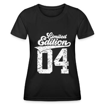 22E ANNIVERSAIRE ÉDITION LIMITÉE 2004 - T-shirt sport Femme - noir - Devant - AI Model Female 172 light (172cm)