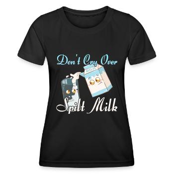 Milk Milkman Milk Drinker - Women's Functional T-Shirt - black - Front - AI Model Female 172 light (172cm)