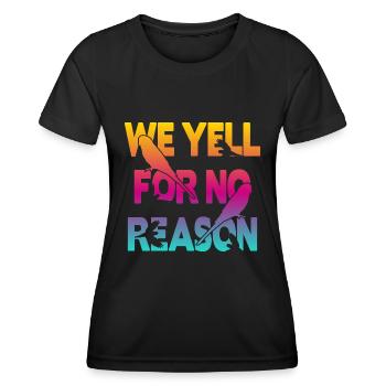 We Yell For No Reason - Budgie - Women's Functional T-Shirt - black - Front - AI Model Female 172 light (172cm)