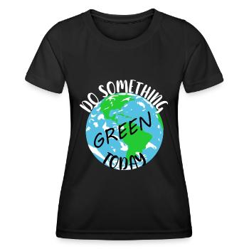 Naturschutz Klima Naturschützer Meer - Frauen Funktions-T-Shirt - Schwarz - Vorne - AI Model Female 172 light (172cm)