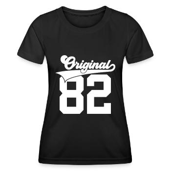 44E ANNIVERSAIRE 1982 ORIGINAL 82 - T-shirt sport Femme - noir - Devant - AI Model Female 172 light (172cm)