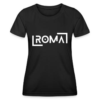 Roma Rom Rome Italia Hauptstadt Capital - T-shirt sport Femme - noir - Devant - AI Model Female 172 light (172cm)