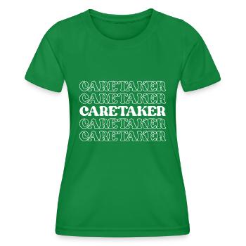 Guardian Custodian Keeper Caretaker Protector - Women's Functional T-Shirt - kelly green - Front - AI Model Female 172 dark (172cm)