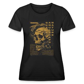 Aquascaping Moderner tropischer Fischhalter Aquarianer - Frauen Funktions-T-Shirt - Schwarz - Vorne - AI Model Female 172 light (172cm)