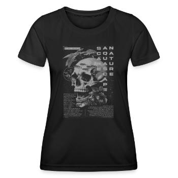 Aquascaping Modern Tropical Fish Keeper Aquarist - Women's Functional T-Shirt - black - Front - AI Model Female 172 light (172cm)