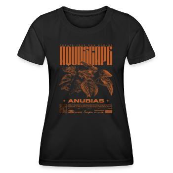 Aquascaping Anubias Aquatic Plant Fish Keeper - Women's Functional T-Shirt - black - Front - AI Model Female 172 light (172cm)